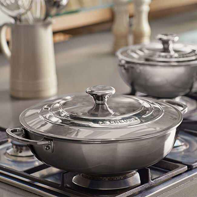 Le Creuset CA-54110024001191 Stainless Steel Risotto Pot -