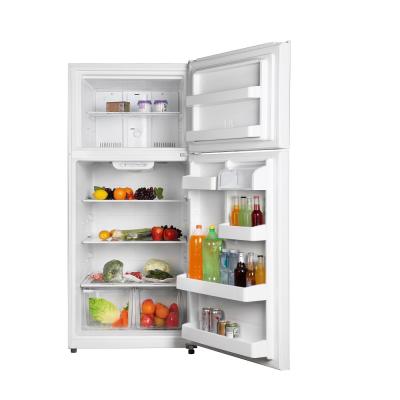 30" GE 18 Cu. Ft. Top-Freezer Refrigerator In White - GTS18FTLKWW