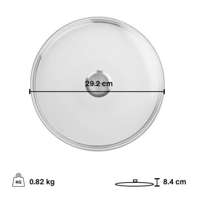 Le Creuset 11" Glass Lid With Stainless Steel Knob - CA-51150028001261