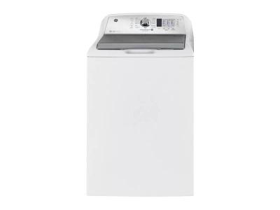27" GE 5.3 Cu. Ft. Capacity Top Load Washer with SaniFresh Cycle in White - GTW680BMRWS
