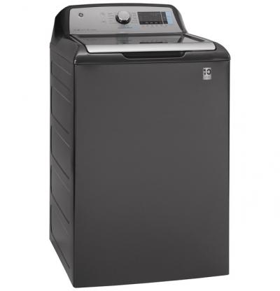 27" GE 5.2  Cu. Ft. Capacity Smart Washer With Sanitize - GTW840CPNDG