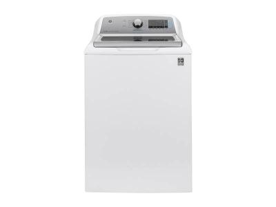 27" GE 5.2  Cu. Ft. Capacity Smart Washer With Sanitize - GTW840CSNWS