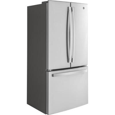 33" GE 18.6 Cu. Ft. Counter-Depth French-Door Refrigerator - GWE19JYLFS