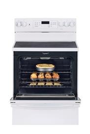 30" GE 5.0 Cu. Ft. Free Standing Electric Self Cleaning Convection Range - JCB840DKWW