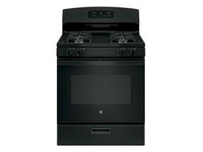 30" GE 5.0 Cu. Ft. Free-Standing Standard Clean Gas Range - JCGBS60DEKBB