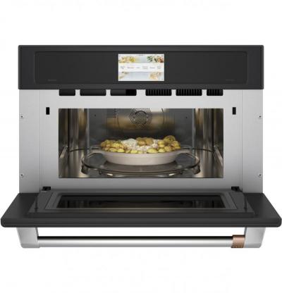 30" Cafe Smart Five in One Single Wall Oven with 120V Advantium Technology - CSB913P3VD1