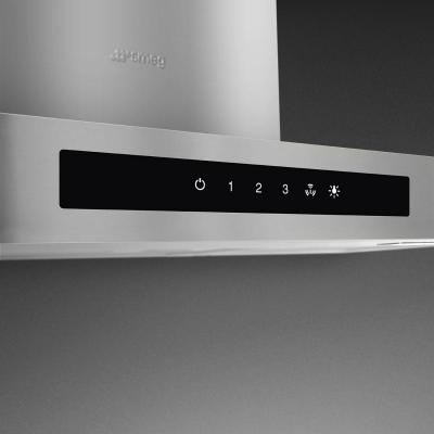 36" SMEG Universal T-Shape Wall Hood - KBTU36X