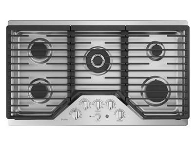 36" GE Profile  Built-In Gas Deep Recessed Edge-to-Edge Cooktop - PGP9036SLSS