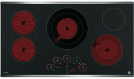 36" GE Profile Electric Cooktop with Built-In Touch Control - PP9036SJSS