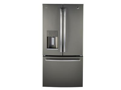 33" GE Profile 23.5 Cu. Ft. French Door Bottom-Mount With Space Saving Icemaker - PFE24HMLKES