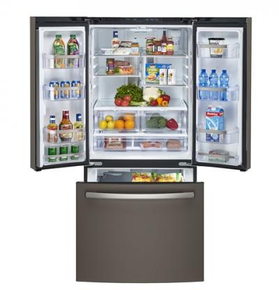 30" GE Profile 20.8 Cu. Ft. French Door Bottom-Mount With Factory Installed Icemaker - PNE21NMLKES