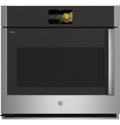 30" GE Profile 5.0 Cu. Ft. Smart Built-In Convection Single Wall Oven - PTS700LSNSS