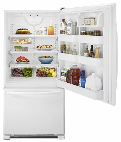 33" Amana 22 cu. ft. Bottom-Freezer Refrigerator  - ABB2224BRW 