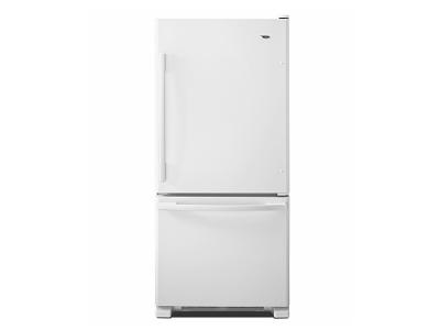 30" Amana 18.5 cu. ft. Bottom-Freezer Refrigerator - ABB1924BRW