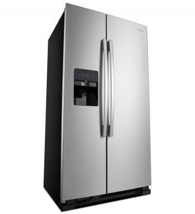 33" Amana Side-by-Side Refrigerator with Dual Pad External Ice and Water Dispenser - ASI2175GRS