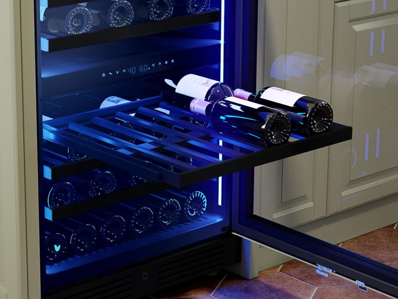 24" Zephyr 5.2 Cu. Ft. Dual Zone Wine Cooler in Panel Ready Glass - PRW24C02CPG