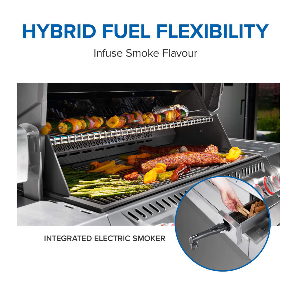 77" Napoleon Prestige PRO 665 Elite Natural Gas 5 Main Burners Grill - PRO665VXRSIBNSS