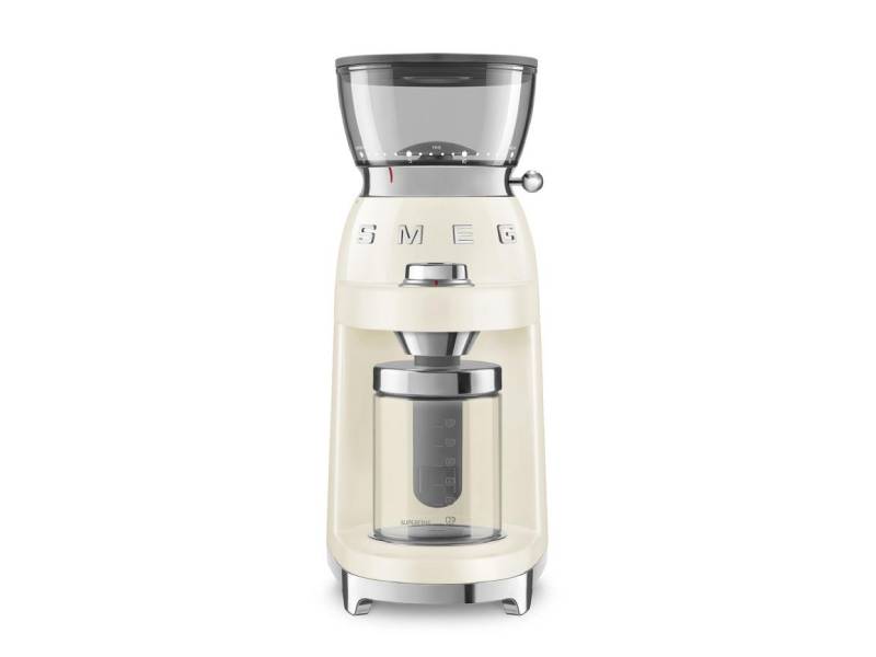 SMEG 50's Style Coffee Grinder in Cream - CGF03CRUS