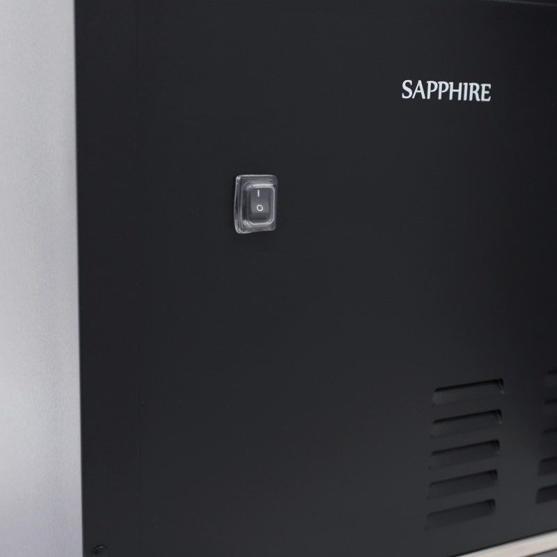 Sapphire Series 3 Indoor/Outdoor Crescent Ice Maker in Stainless Steel/Panel Ready Finish - SCIM153SSPR