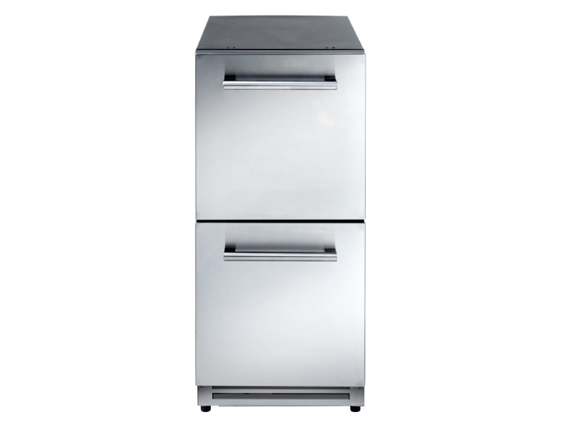 Sapphire Series 3 Indoor/Outdoor Refrigerator with 2 Drawers in Stainless Steel Panel Ready - SRD153SSPR