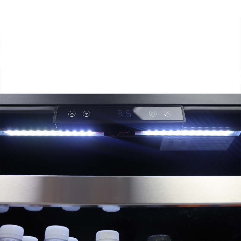 24" Sapphire Series 3 Single Zone Indoor/Outdoor Refrigerator in Stainless Steel / Panel Ready Finish - SR243SSPR