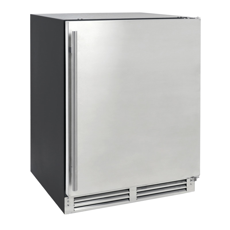 24" Sapphire Series 3 Indoor/Outdoor Refrigerator in Stainless Steel/Panel Ready - SR243SSPRADA