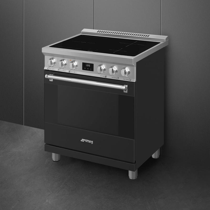 30" SMEG Professional Freestanding Induction Range - SPR30UIMANX