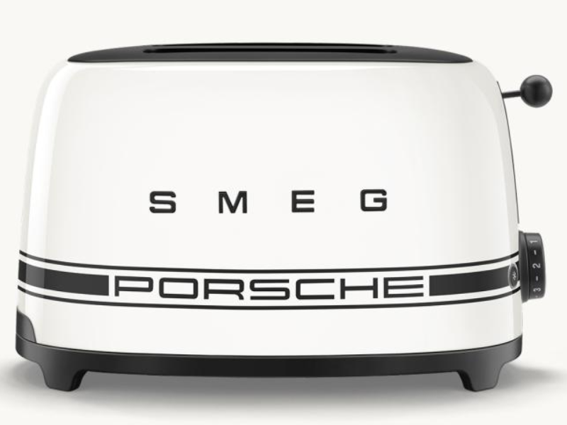 SMEG 50's Retro Style Aesthetic 2x2 Slice Toaster - TSF01PCWUS