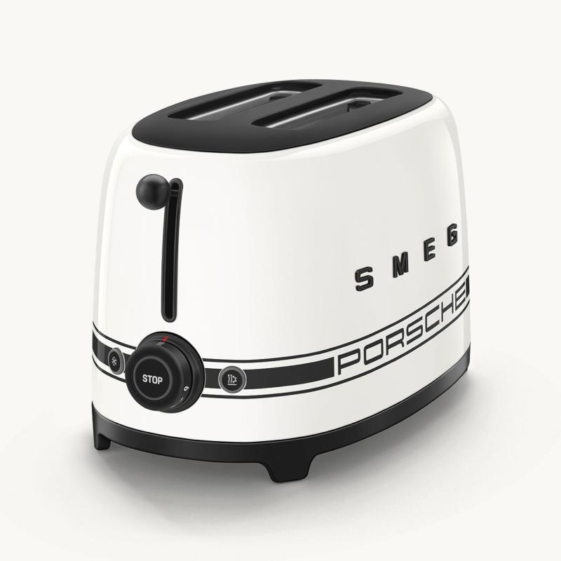 SMEG 50's Retro Style Aesthetic 2x2 Slice Toaster - TSF01PCWUS