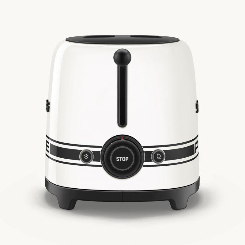 SMEG 50's Retro Style Aesthetic 2x2 Slice Toaster - TSF01PCWUS
