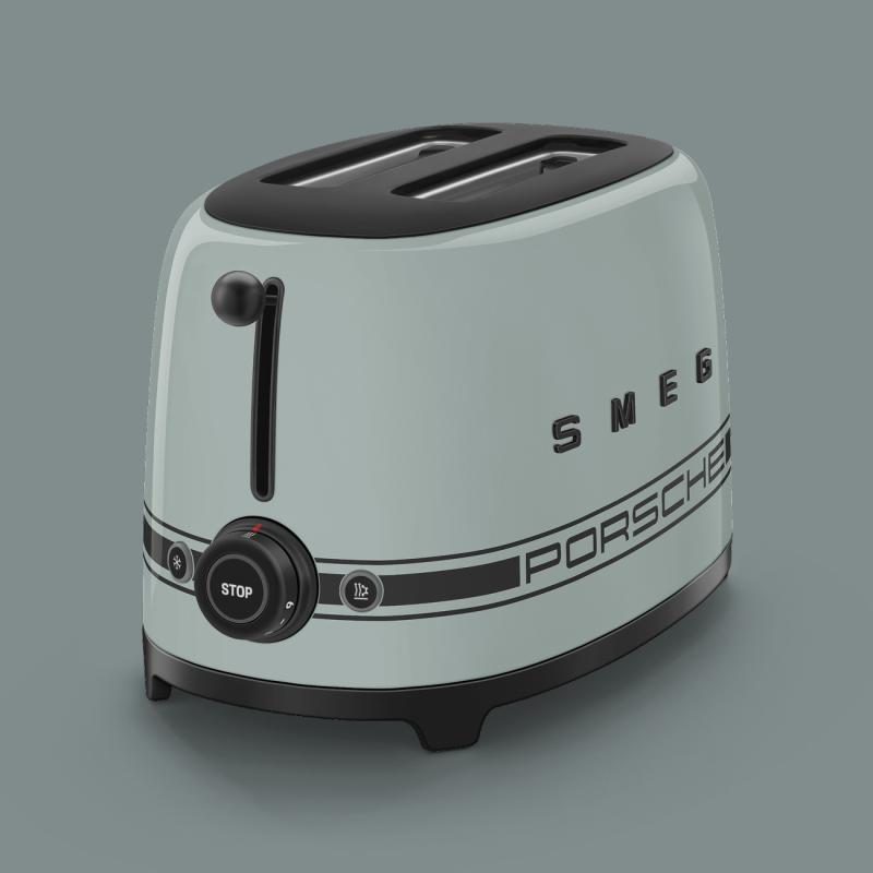 SMEG 50's Retro Style Aesthetic 2x2 Slice Toaster - TSF01PSGUS