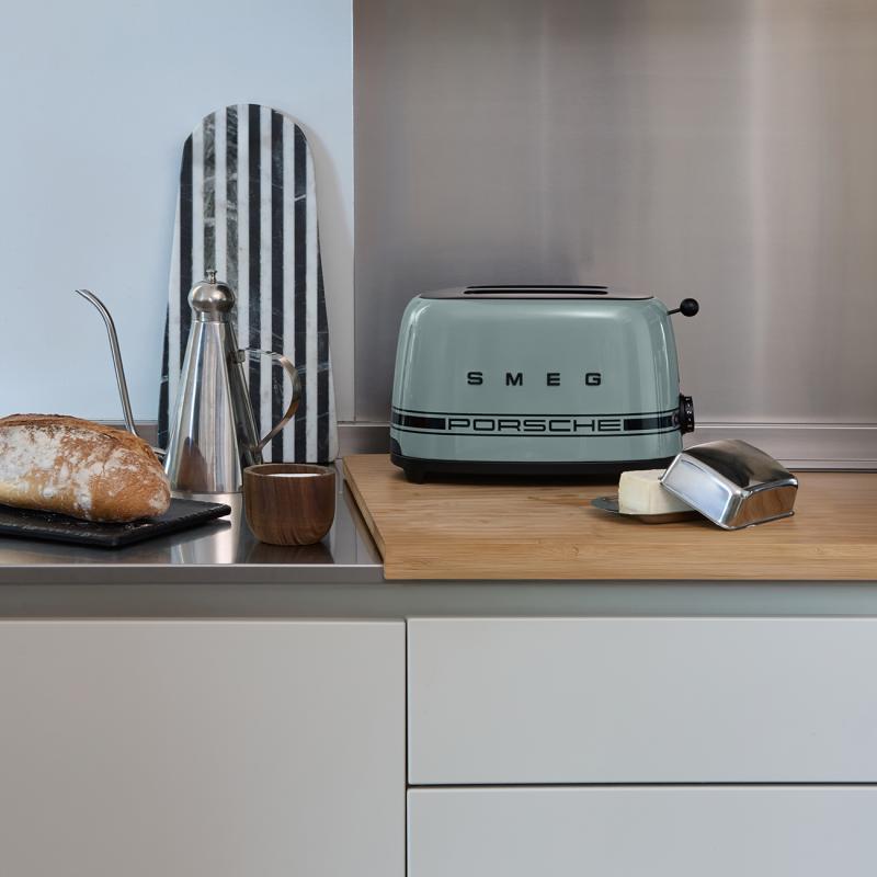 SMEG 50's Retro Style Aesthetic 2x2 Slice Toaster - TSF01PSGUS