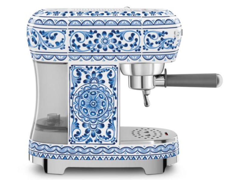 SMEG Retro-Style Espresso Manual Coffee Machine - ECF02DGBUS