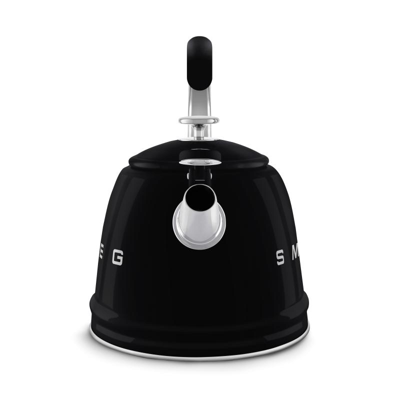 SMEG 2.3L 50's Style Stovetop whistling kettle - WKF01BL