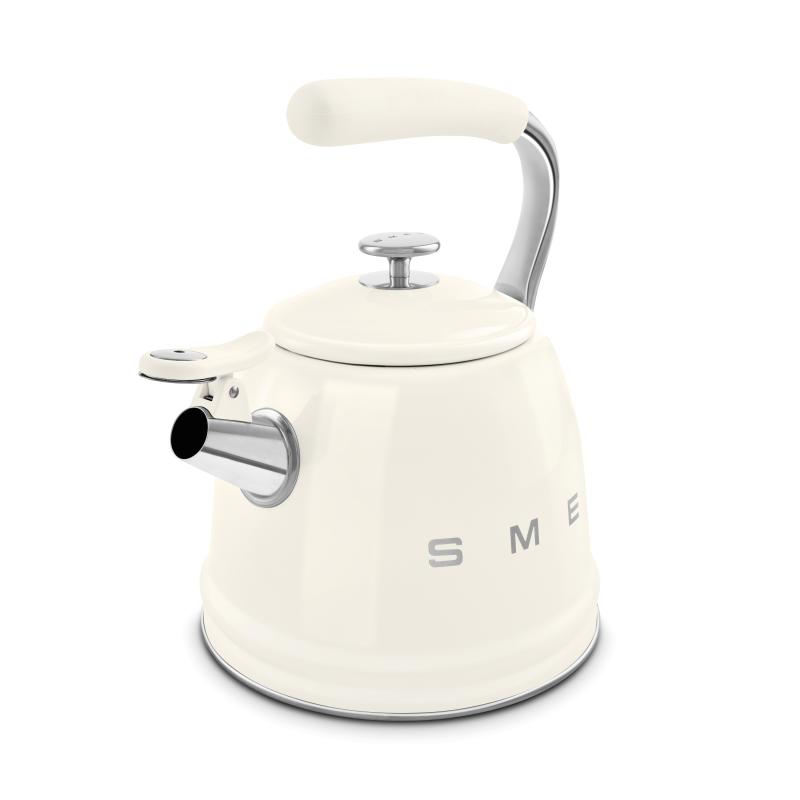SMEG 2.3L 50's Style Stovetop whistling kettle - WKF01CR