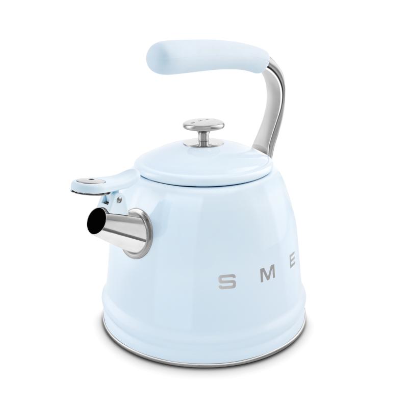 SMEG 2.3L 50's Style Stovetop whistling kettle - WKF01PB