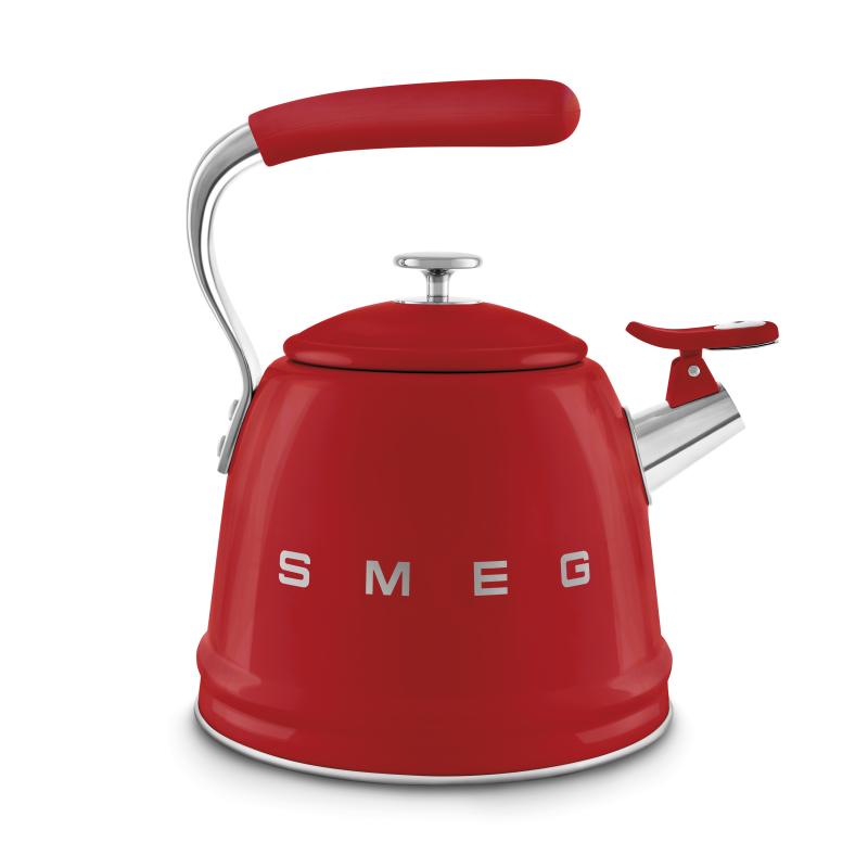 SMEG 2.3L 50's Style Stovetop whistling kettle - WKF01RD