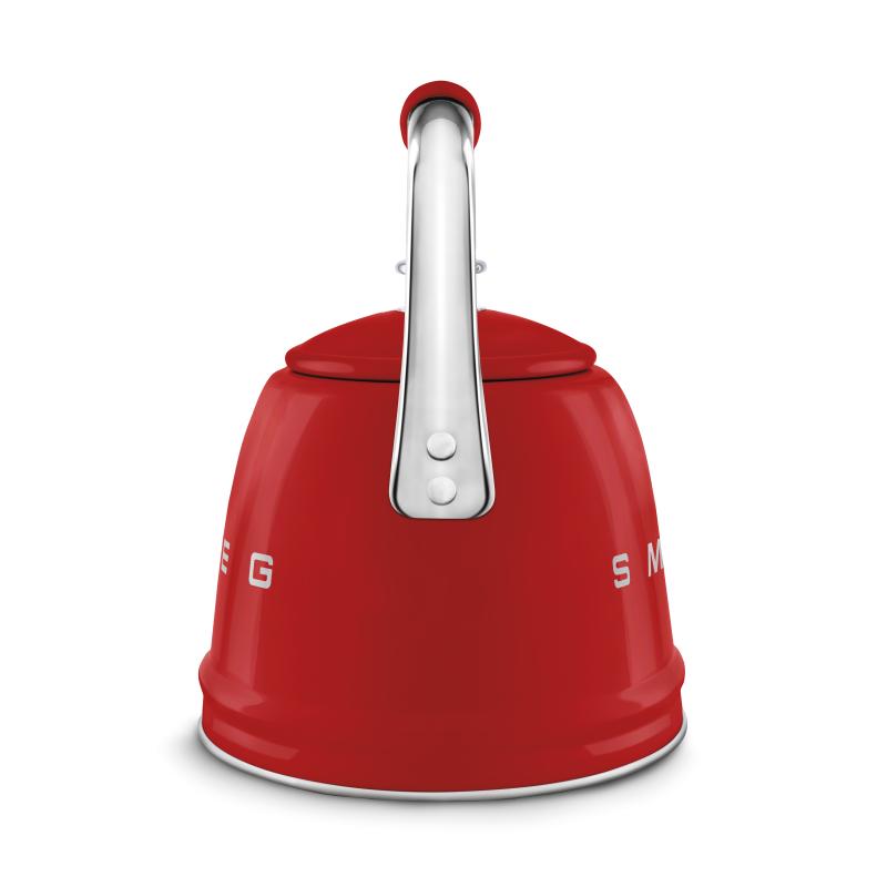 SMEG 2.3L 50's Style Stovetop whistling kettle - WKF01RD