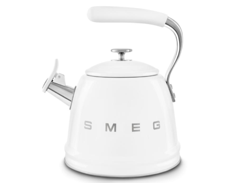 SMEG 2.3L 50's Style Stovetop whistling kettle - WKF01WH