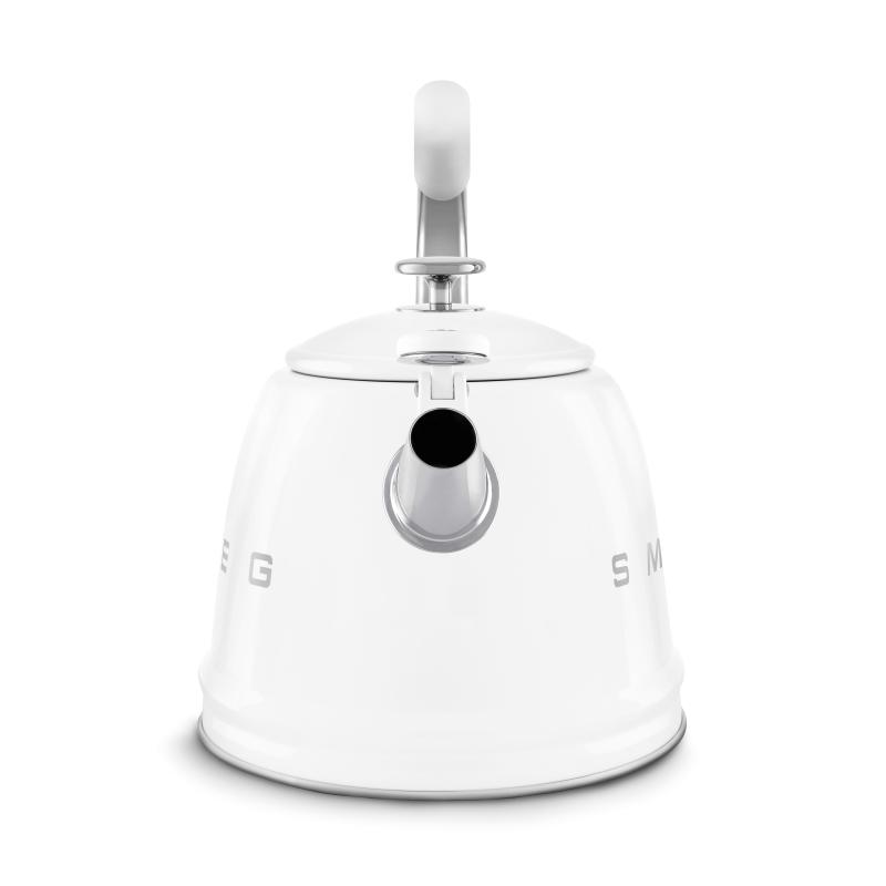SMEG 2.3L 50's Style Stovetop whistling kettle - WKF01WH