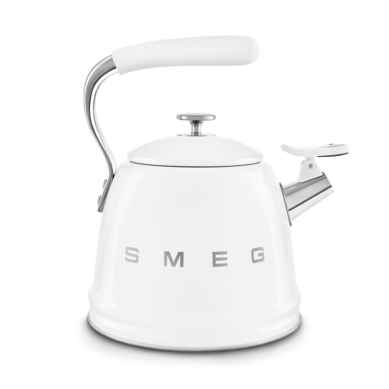 SMEG 2.3L 50's Style Stovetop whistling kettle - WKF01WH