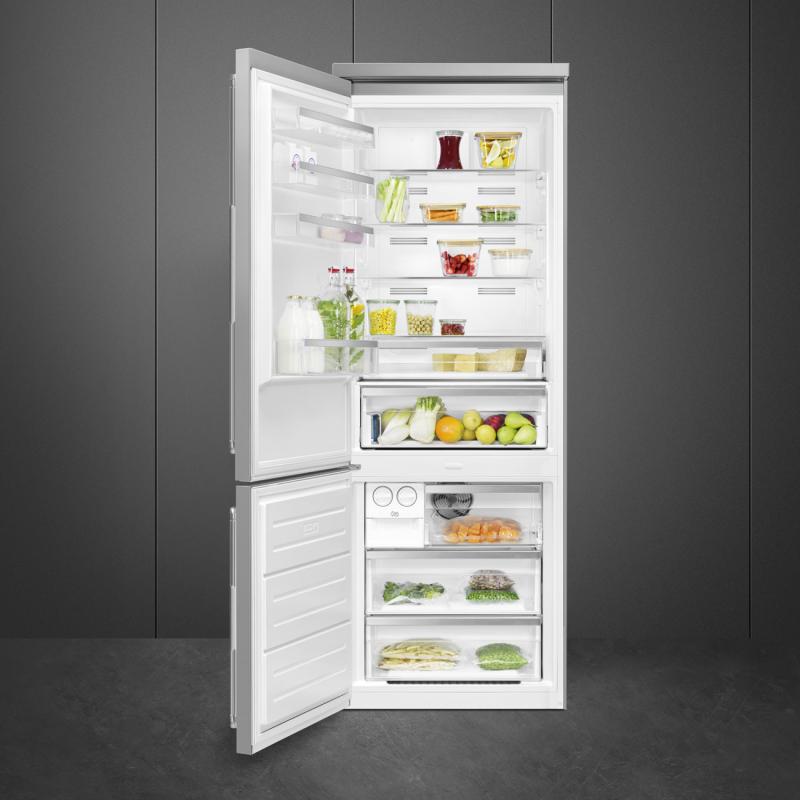 27" SMEG SPR Botton Mount Freestanding Left-Hinge Refrigerator - BM27ULX