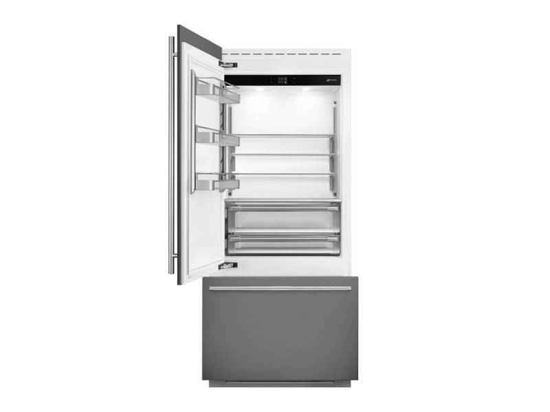 36" SMEG Universal Built-In Bottom Mount Refrigerator - RBMU36L
