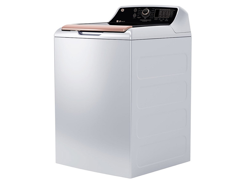 27" GE 5.3 Cu. Ft. Top Load Washer and 7.4 Cu. Ft. Top Load Electric Dryer - GTW690BMYWR-GTD69EBPYWR