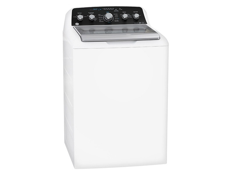 27" GE 4.9 Cu. Ft. Top Load Washer and 7.2 Cu. Ft. Top Load Electric Dryer - GTW491BMRWS-GTD49EBMRWS
