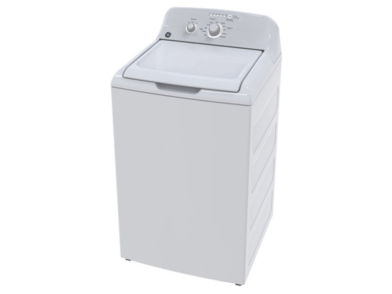 GE 4.4 Cu. Ft. Washer and 6.2 Cu. Ft. Electric Dryer - GTW302BMPWW-GTD32EBMPWW