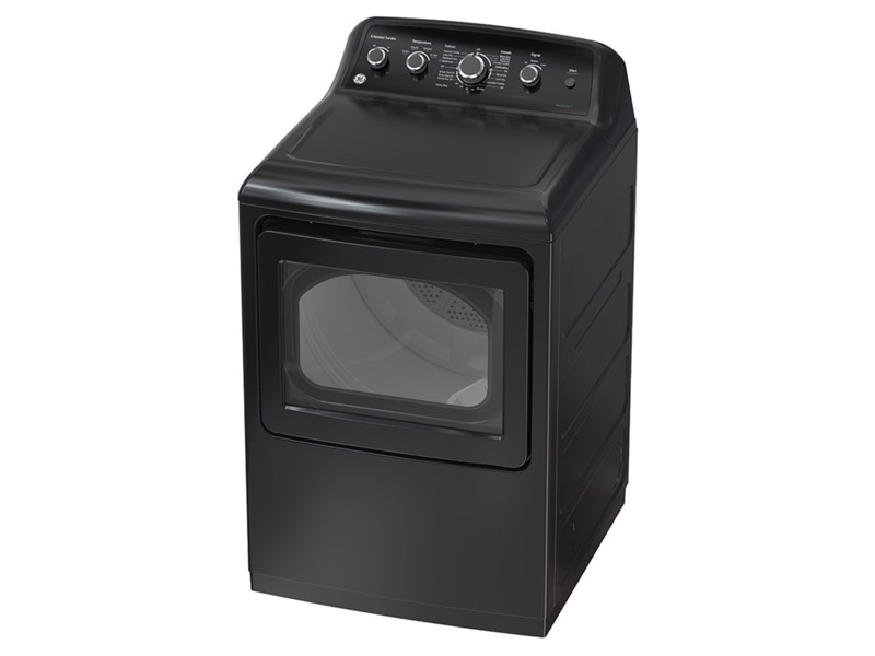 27" GE 7.2 Cu. Ft. Top Load Electric Dryer and 4.9 Cu. Ft. Top Load Washer - GTD49EBMRDG-GTW491BMRDG