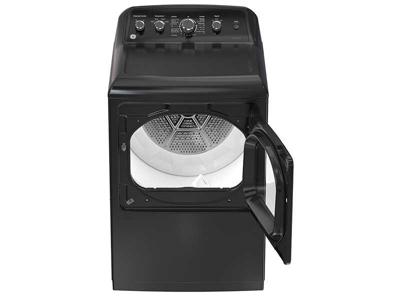 27" GE 7.2 Cu. Ft. Top Load Electric Dryer and 4.9 Cu. Ft. Top Load Washer - GTD49EBMRDG-GTW491BMRDG