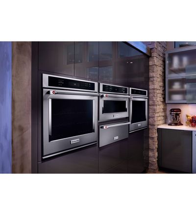 30" KitchenAid 5.0 Cu. Ft. Single Wall Oven With Even-Heat True Convection - KOSE500EWH