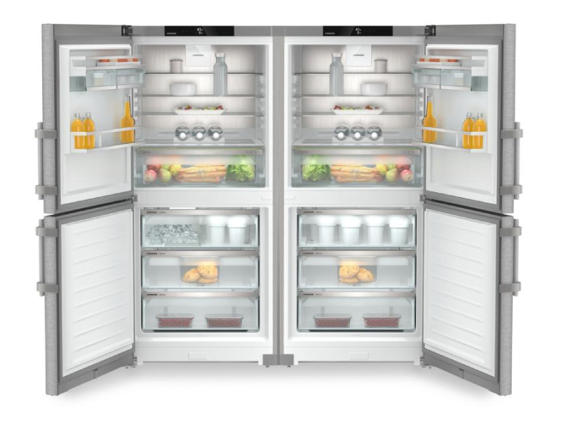 Liebherr Freestanding Counter-Depth Side-by-Side Combination Refrigerator - SC7541IM-SC7520